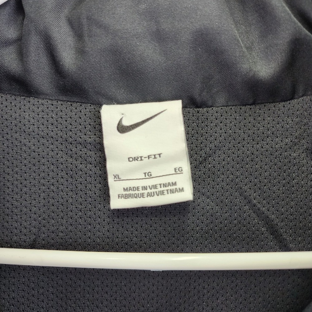 Nike Dri-Fit Running Jacket Full Zip Athletic Track Coat Men's XL Black - Picture 3 of 10